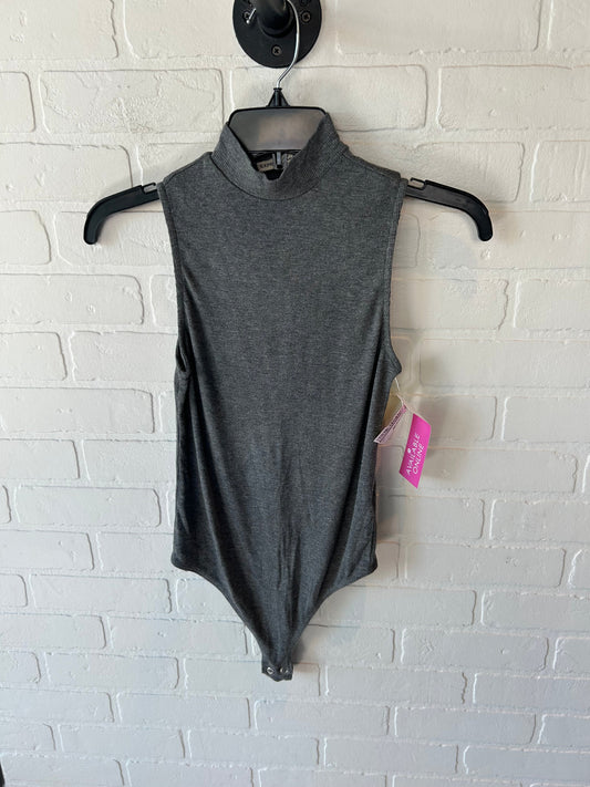 Bodysuit By Express In Grey, Size: Xs