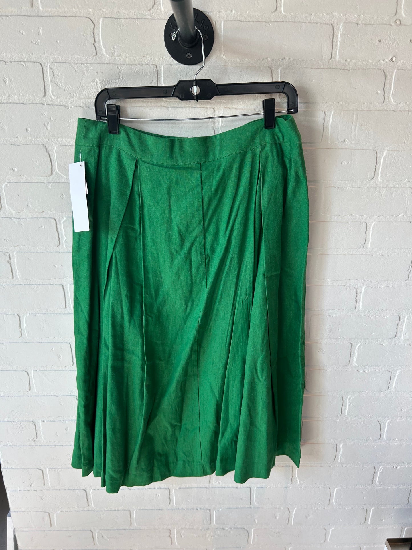 Skirt Midi By Who What Wear In Green, Size: 12