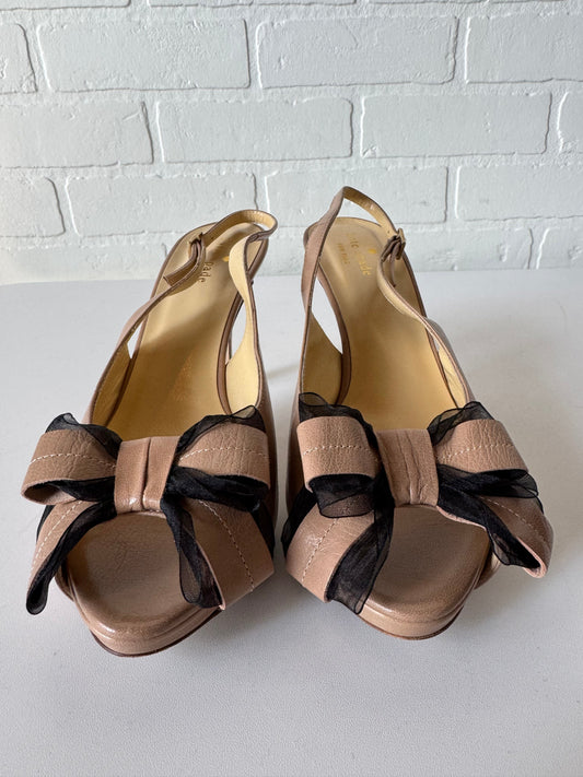 Sandals Designer By Kate Spade In Brown, Size: 8.5