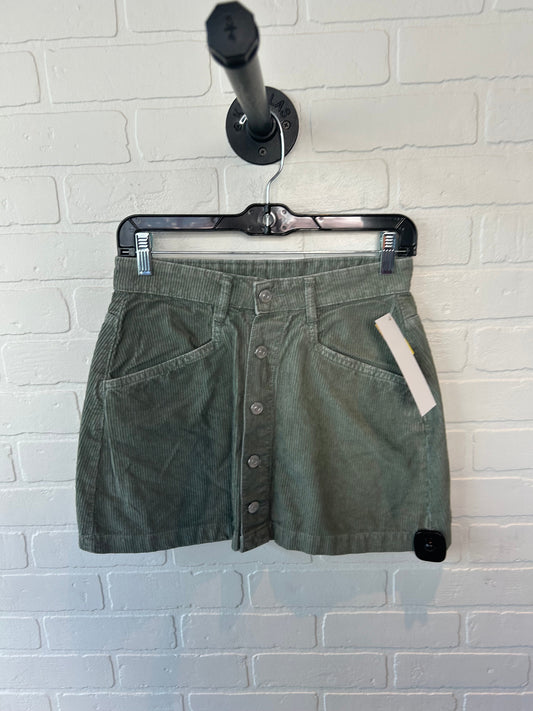 Skirt Mini & Short By Free People In Green, Size: 4