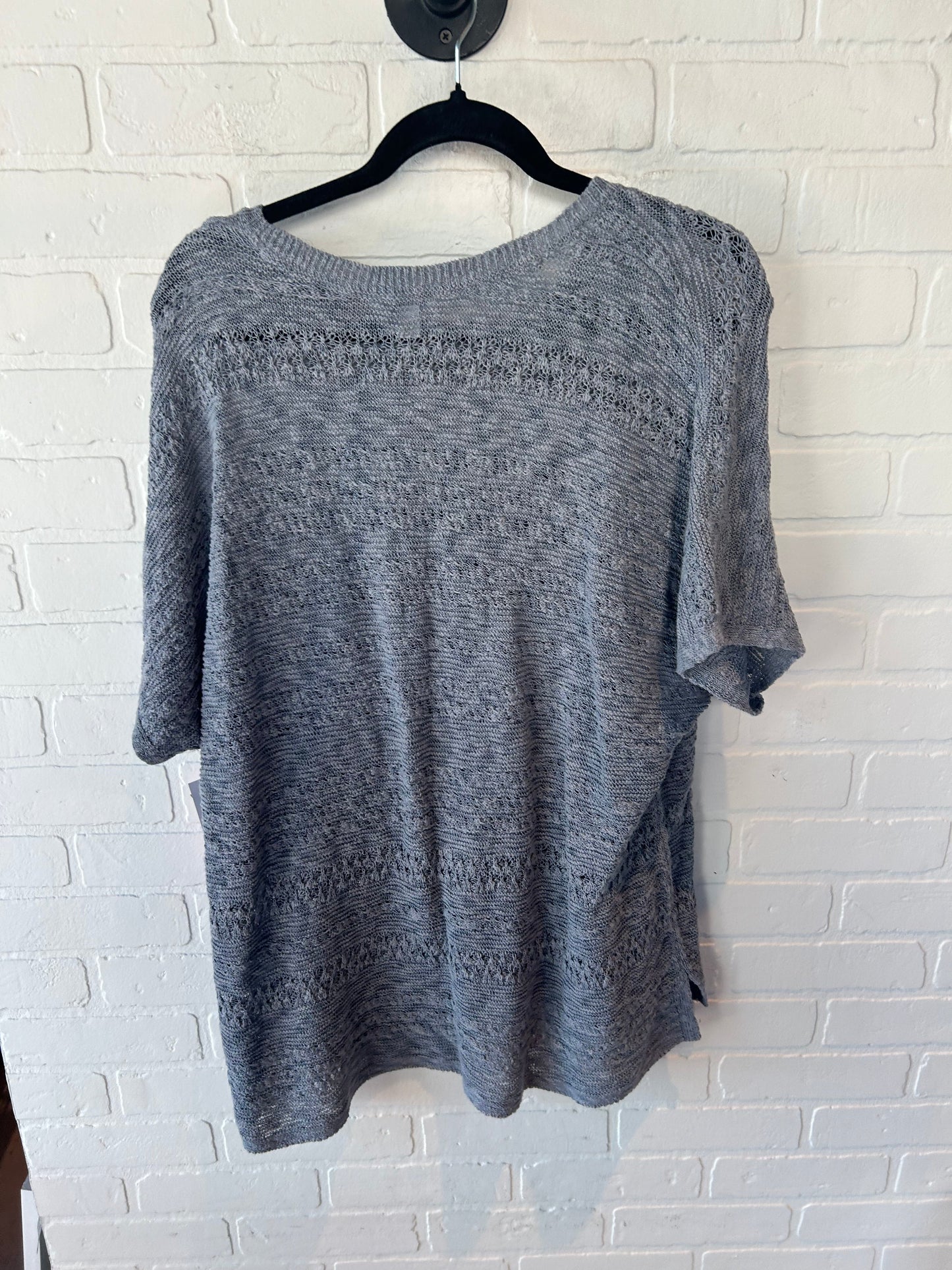 Sweater Short Sleeve By J. Jill In Blue, Size: Xl