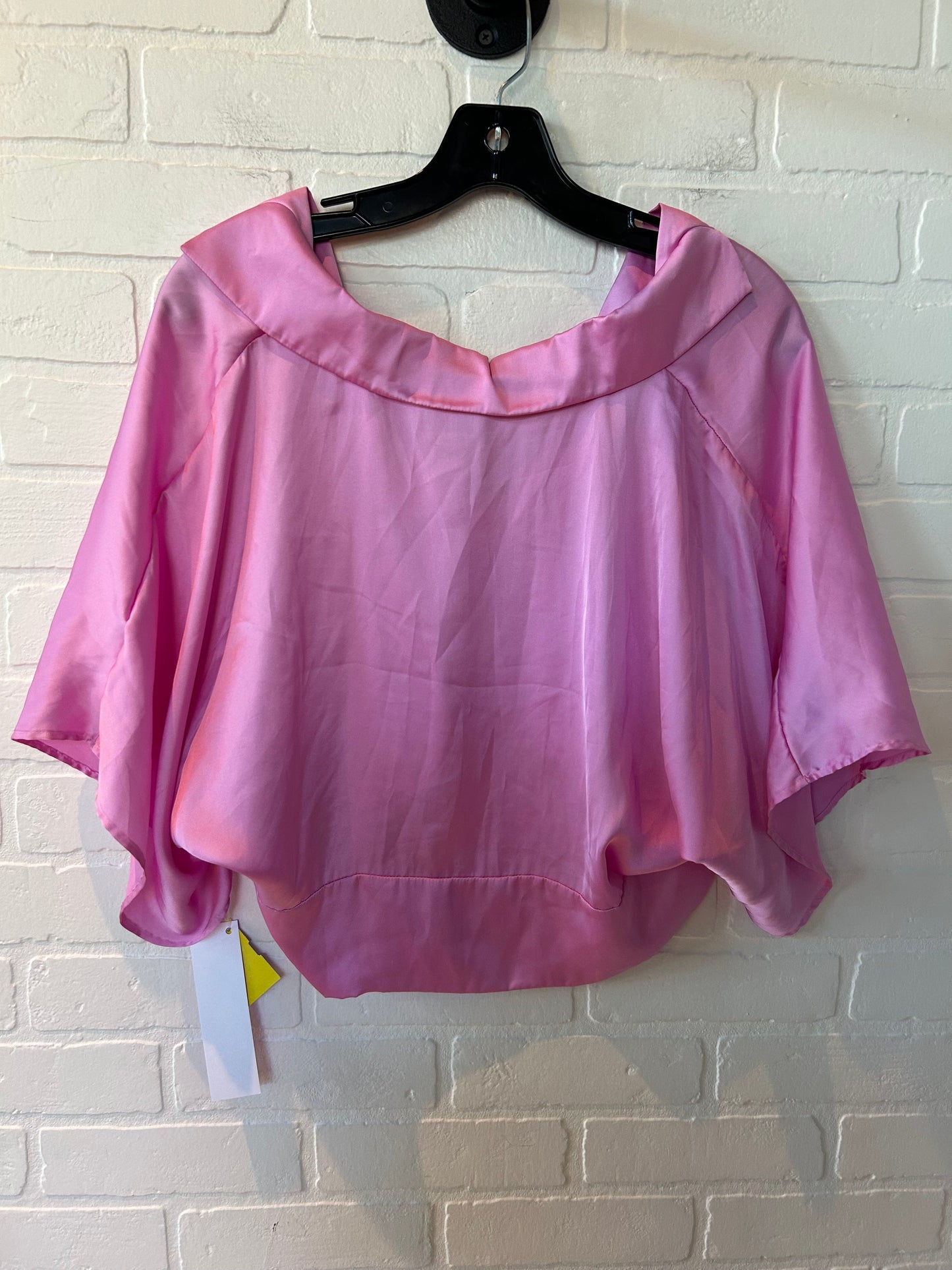 Top Short Sleeve By Zara In Pink, Size: Xl