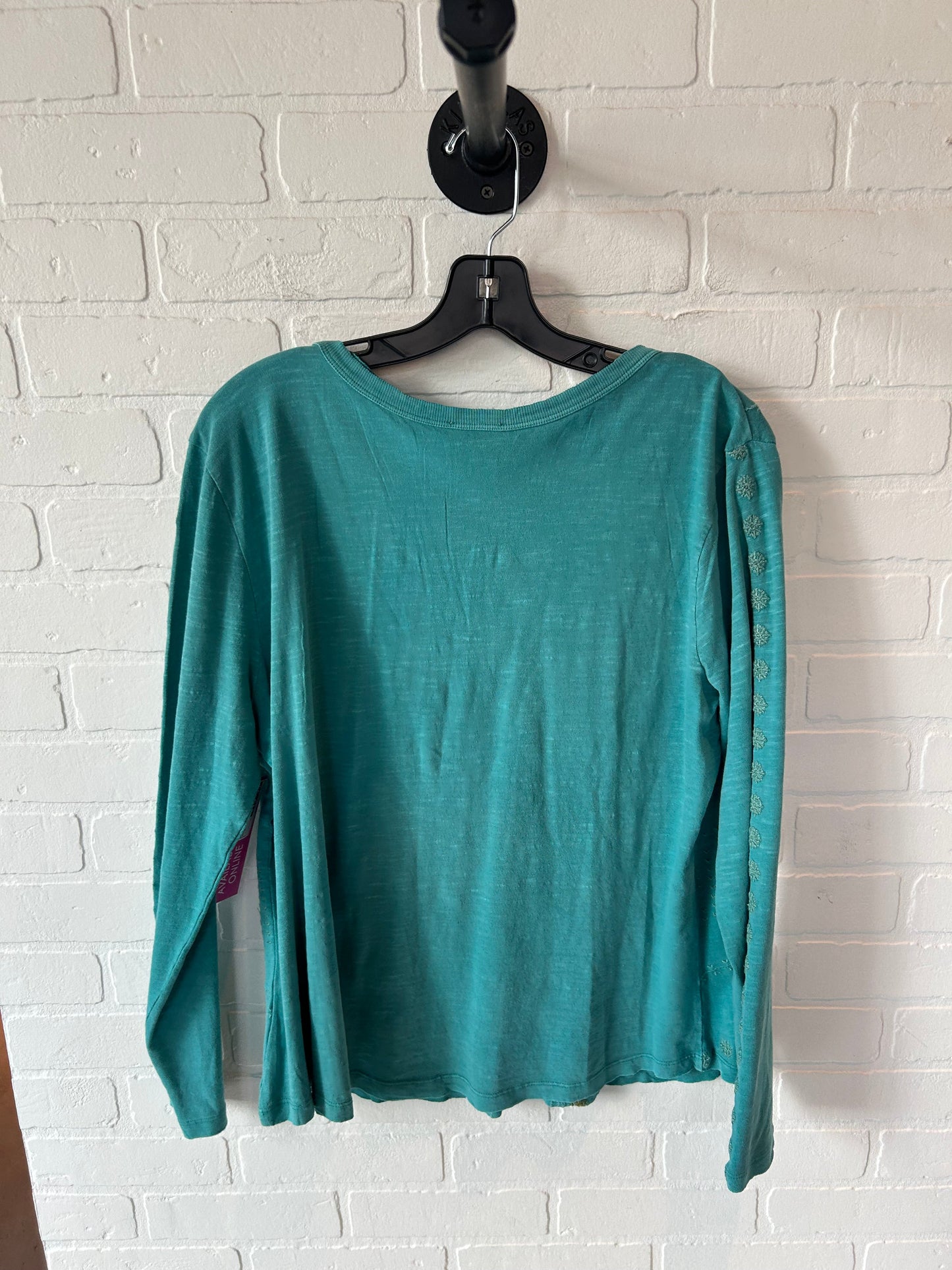 Top Long Sleeve By Sundance In Green, Size: L