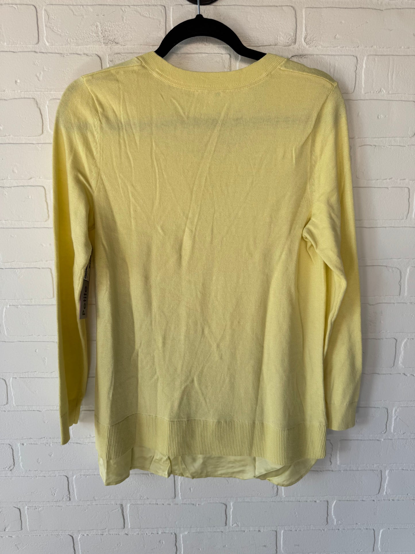 Sweater By J. Jill In Yellow, Size: Sp