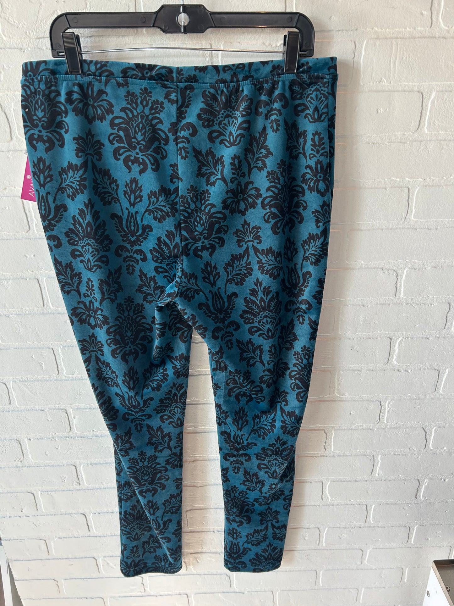 Pants Other By Chicos In Black & Blue, Size: 12