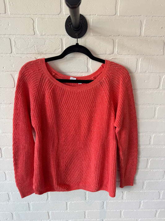 Sweater By Gap In Orange, Size: Xs