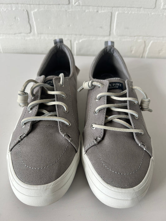 Shoes Sneakers By Sperry In Grey, Size: 9.5