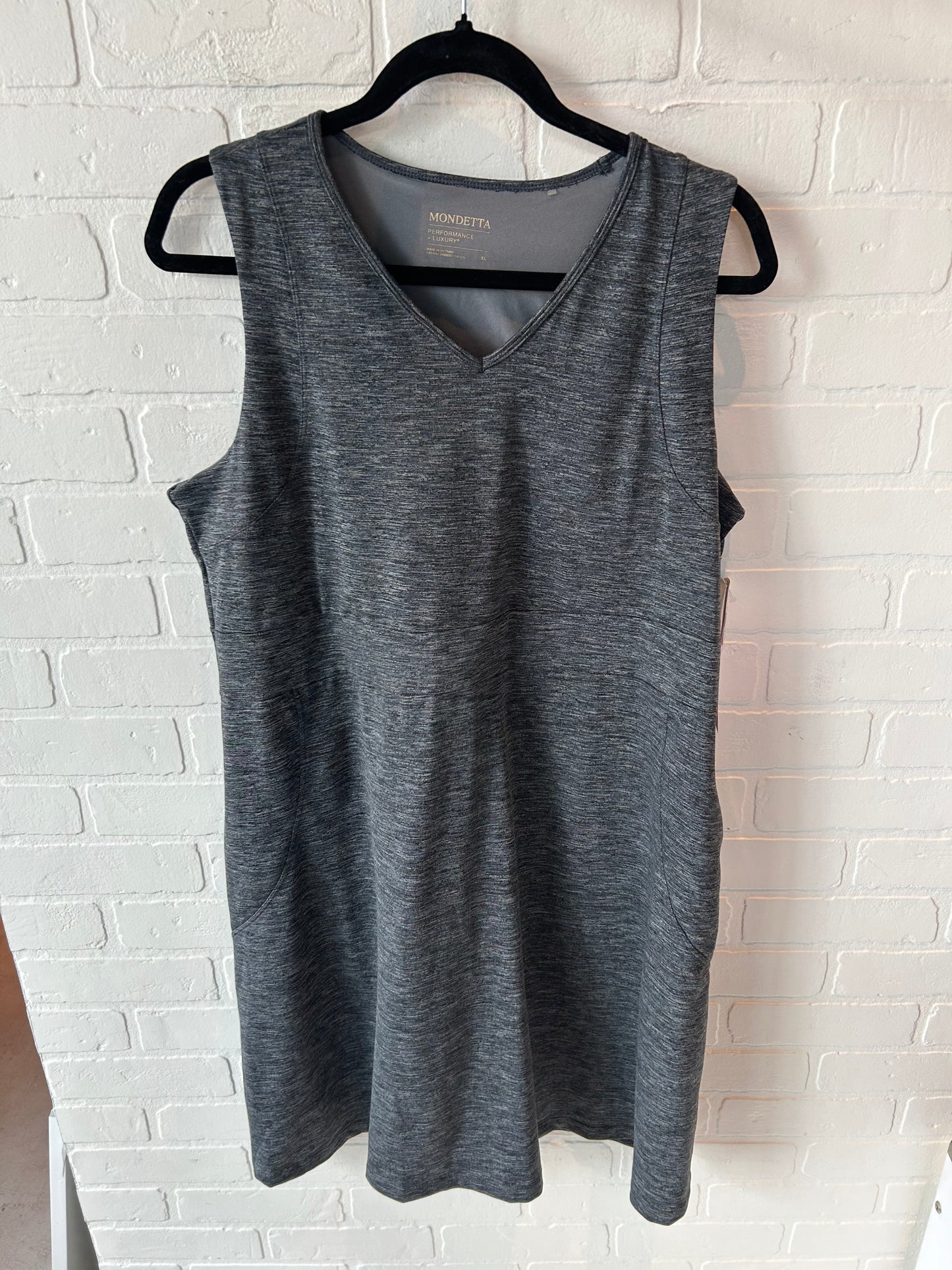 Athletic Dress By Mondetta In Grey, Size: Xl