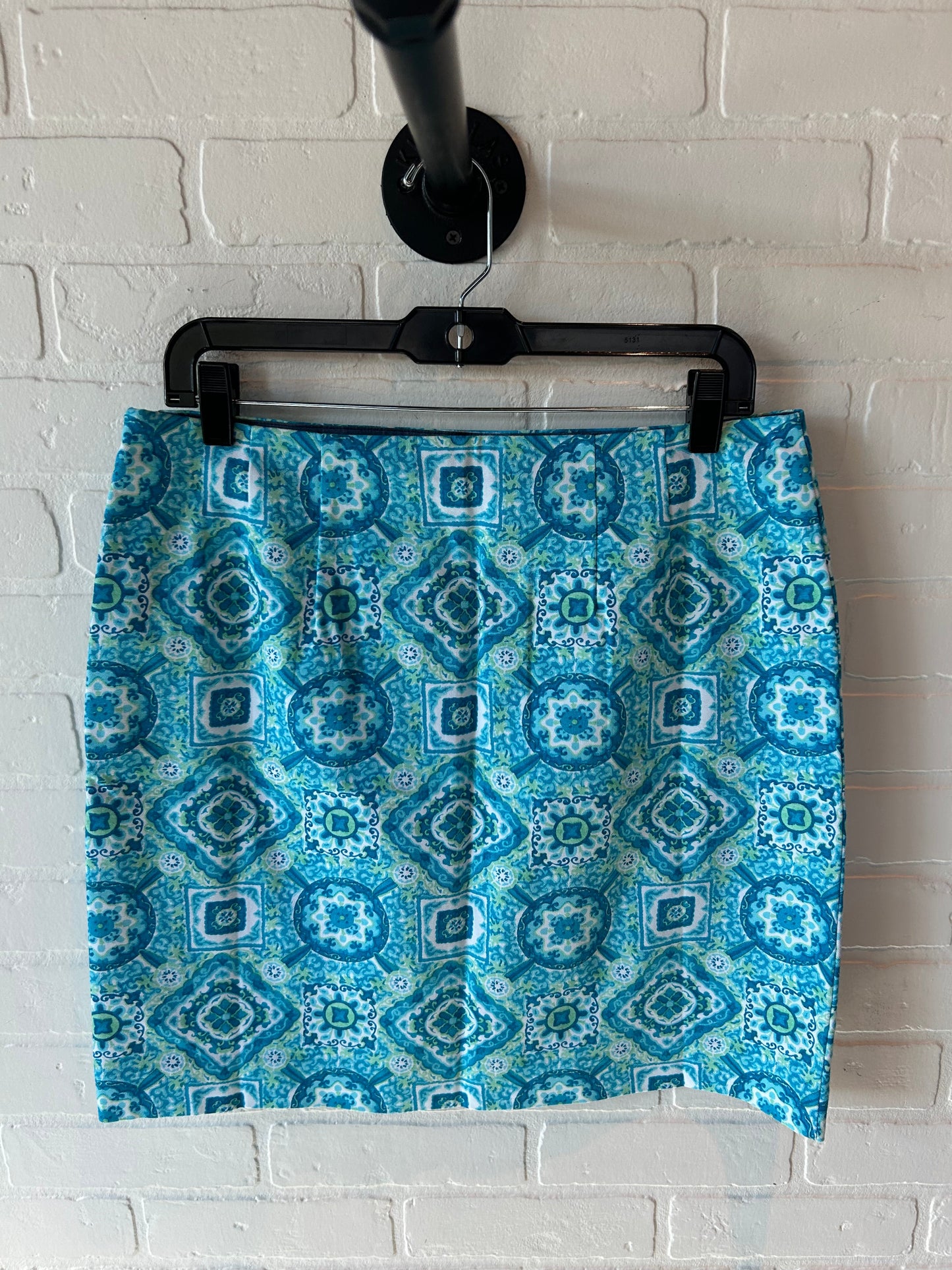 Skirt Mini & Short By Talbots In Blue & Green, Size: 10p