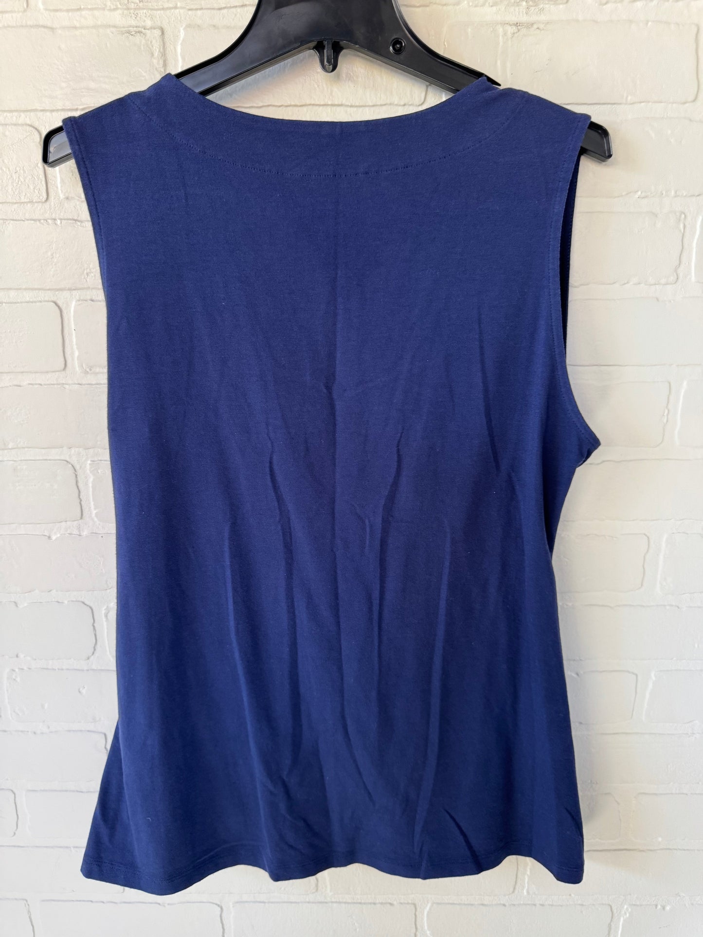 Top Sleeveless By Soft Surroundings In Blue, Size: Xl