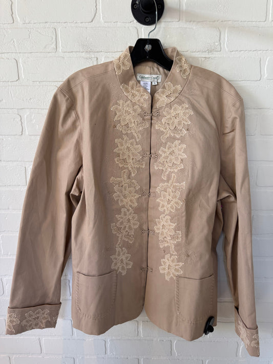 Blazer By Coldwater Creek In Tan, Size: Xl