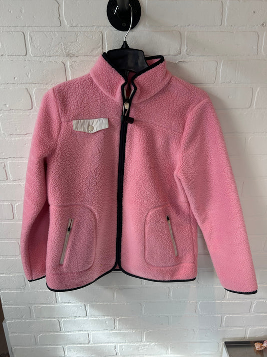 Jacket Fleece By Talbots In Pink, Size: Mp