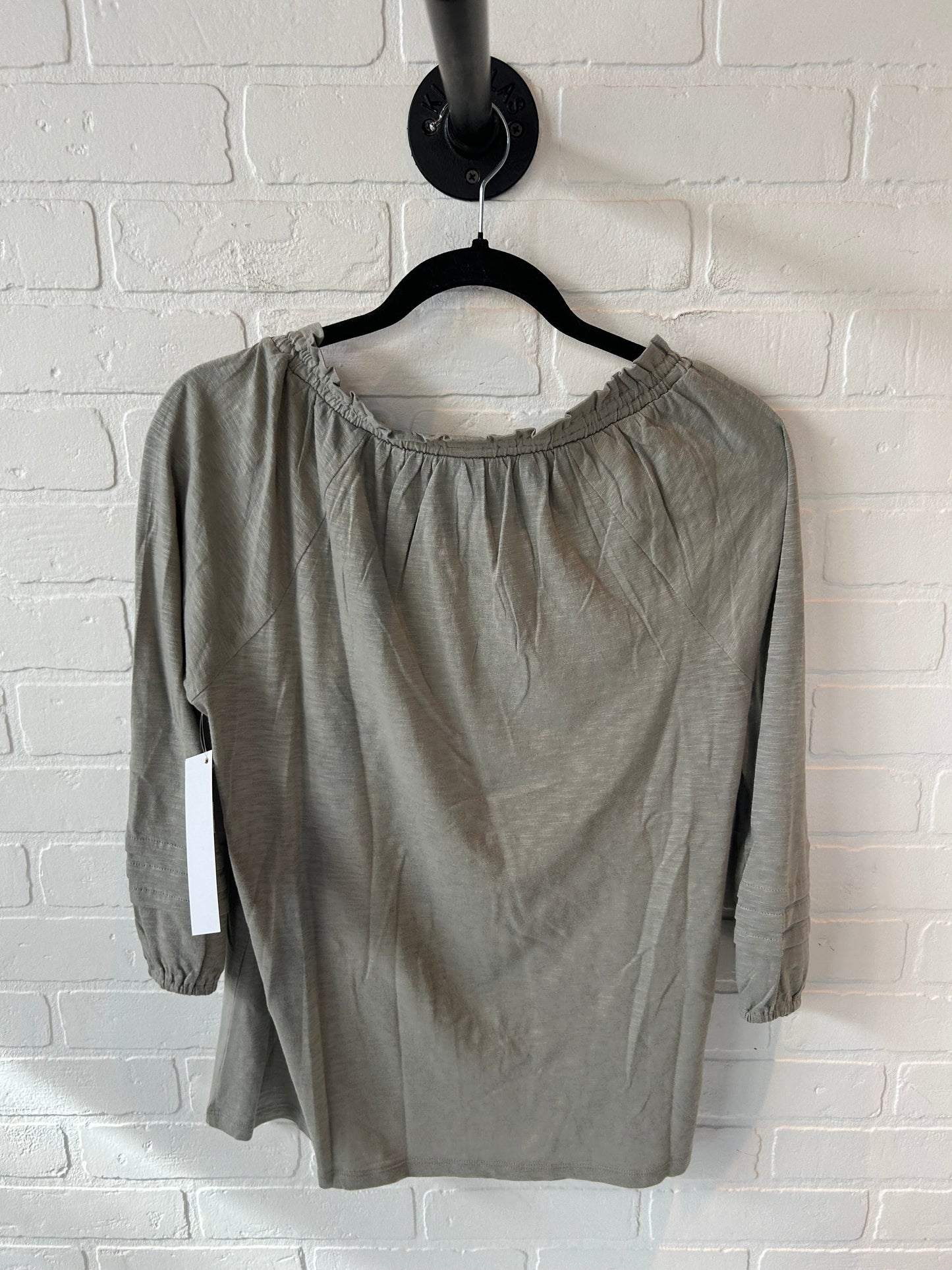 Top Long Sleeve By J. Jill In Green, Size: Xs