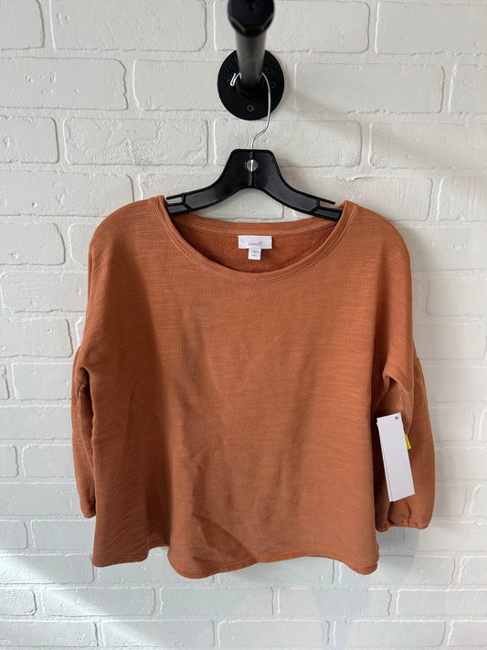 Top Long Sleeve By Pure Jill In Orange, Size: Sp