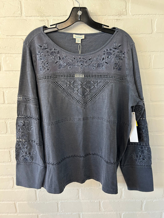 Top Long Sleeve By Sundance In Blue, Size: Xl