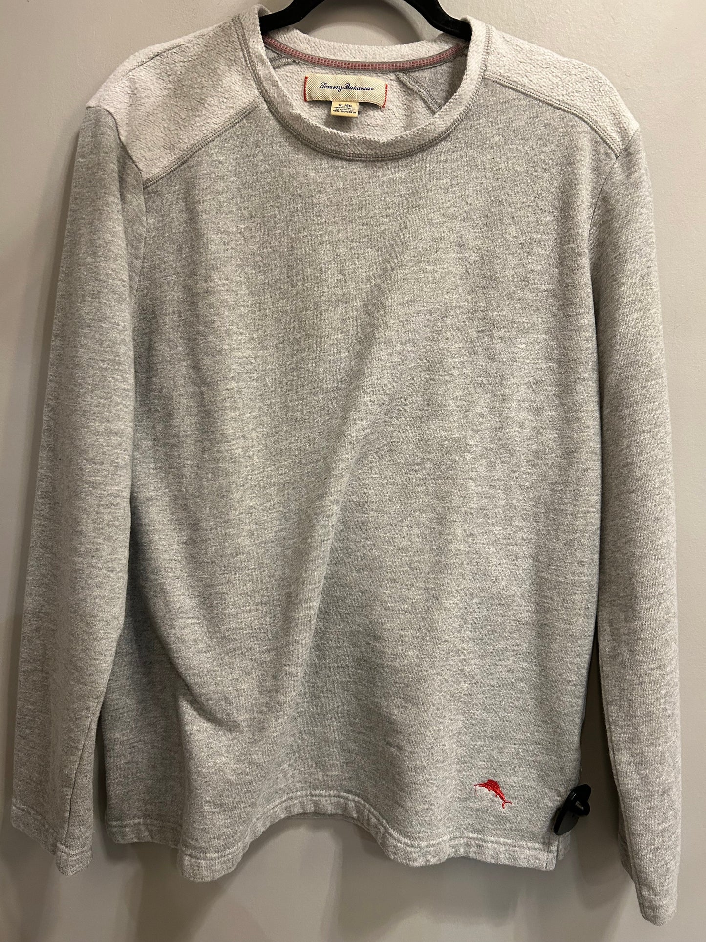 Sweatshirt Crewneck By Tommy Bahama In Grey, Size: Xl