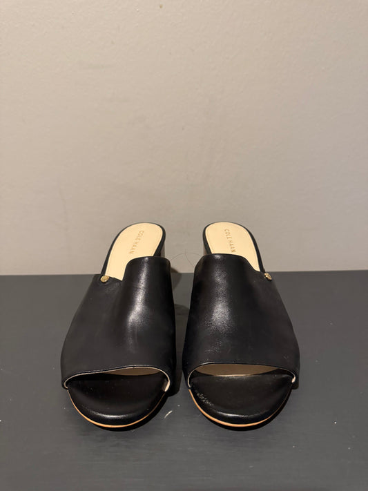 Sandals Heels Kitten By Cole-haan In Black, Size: 7