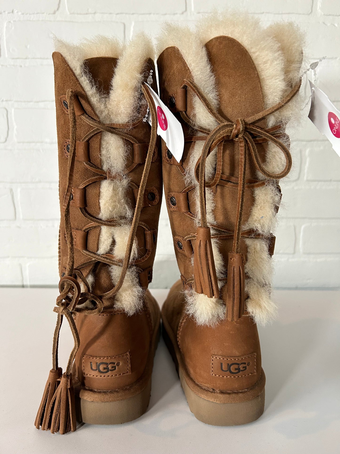 Boots Designer By Ugg In Tan, Size: 6