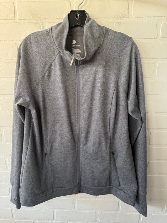 Athletic Jacket By All In Motion In Grey, Size: M