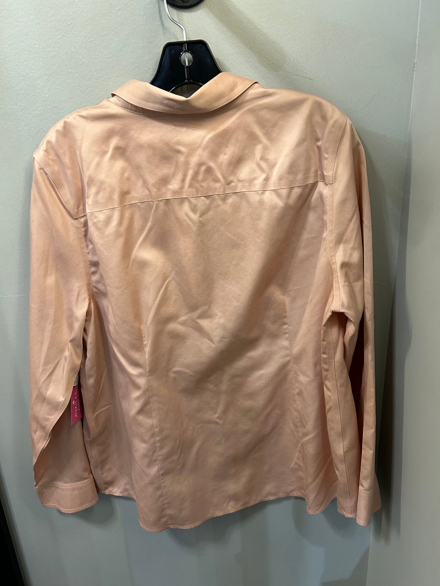 Top Long Sleeve By Chicos In Pink, Size: L