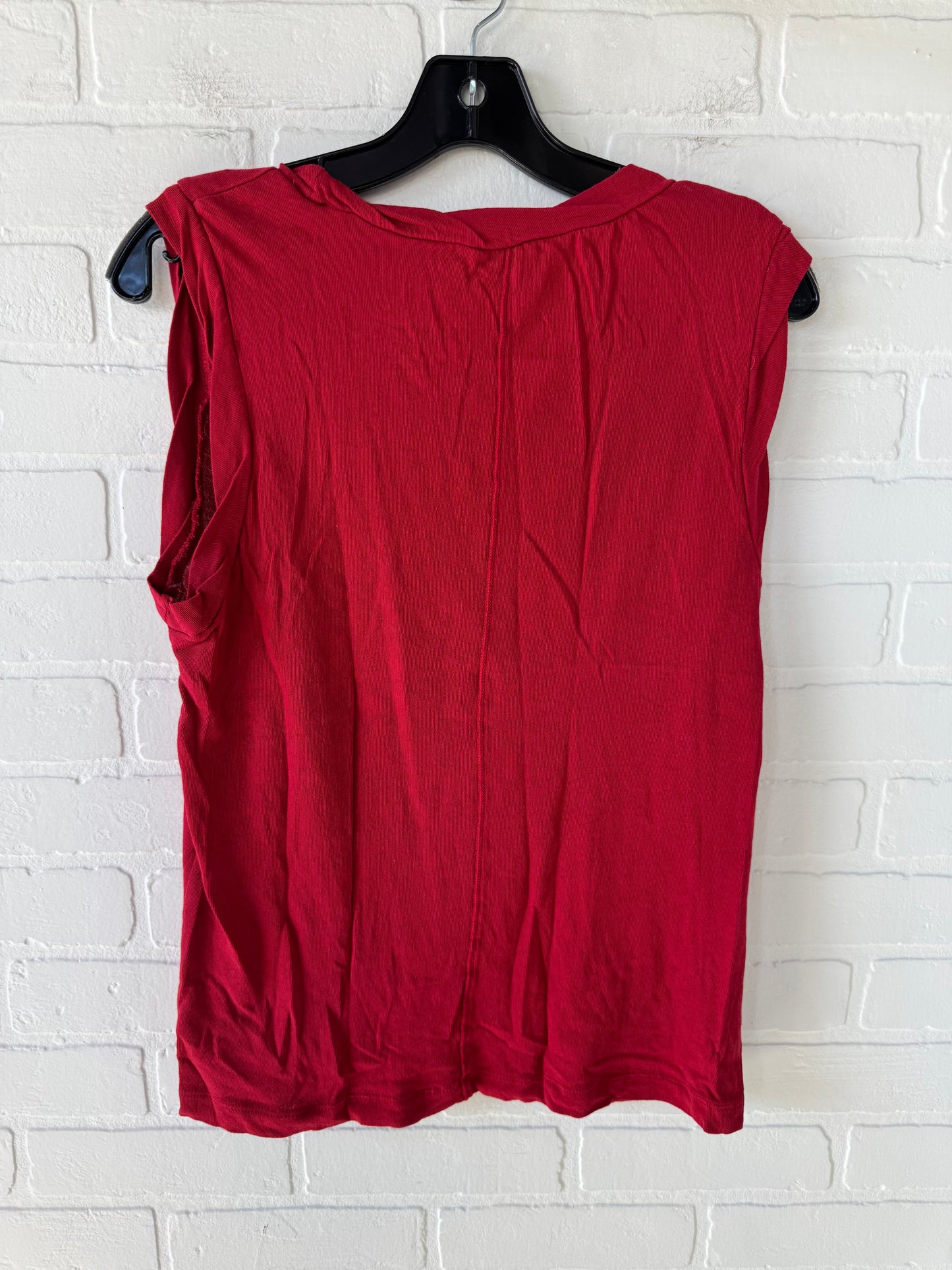 Top Sleeveless By Chaser In Red, Size: M