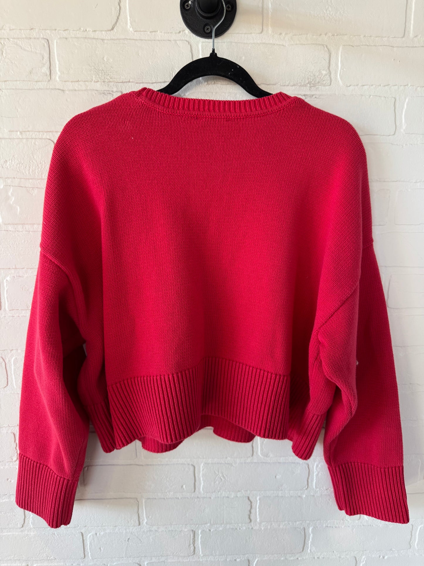 Sweater By Gap In Red, Size: M