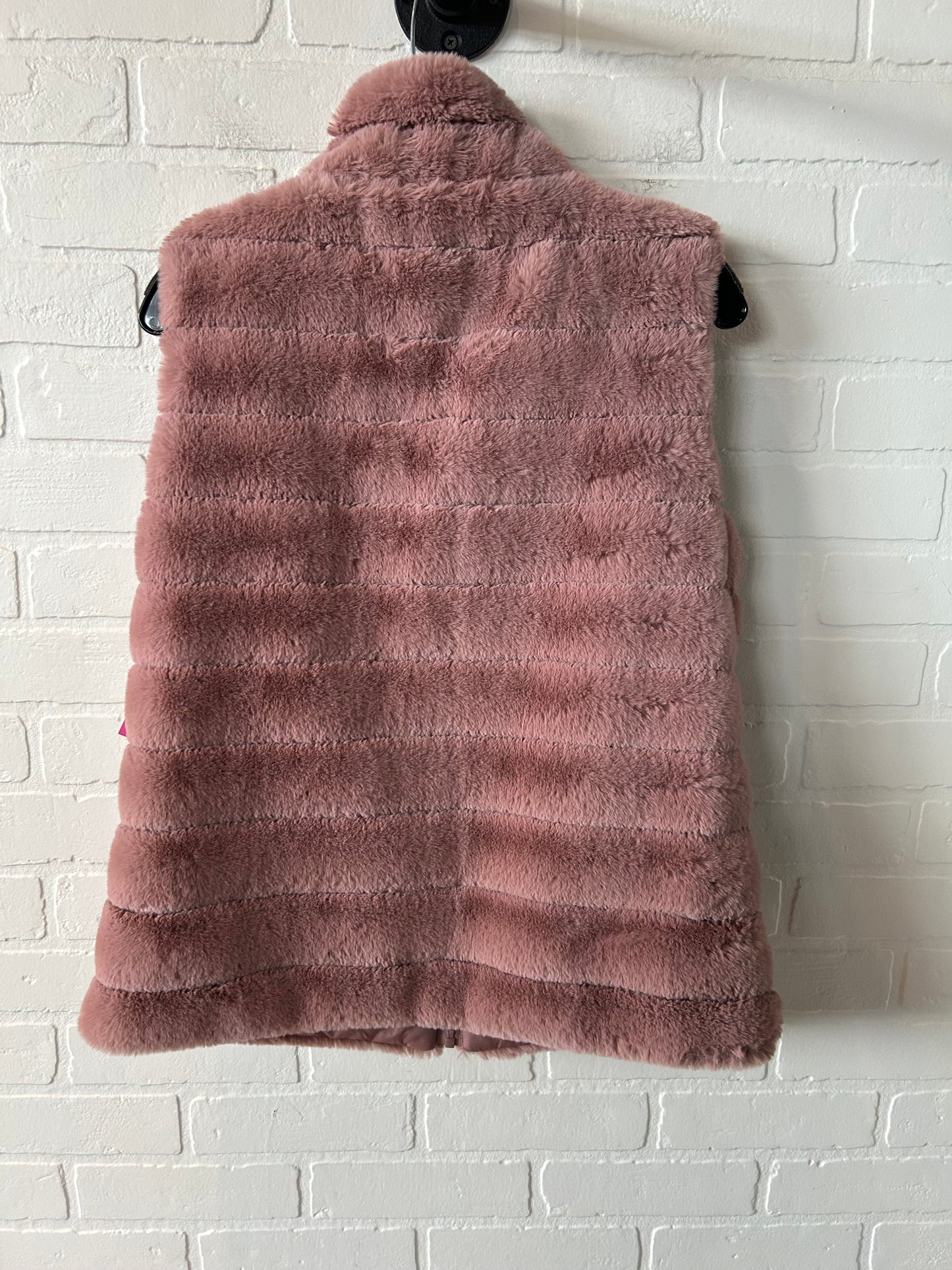 Vest Faux Fur & Sherpa By Charlie B In Pink, Size: S