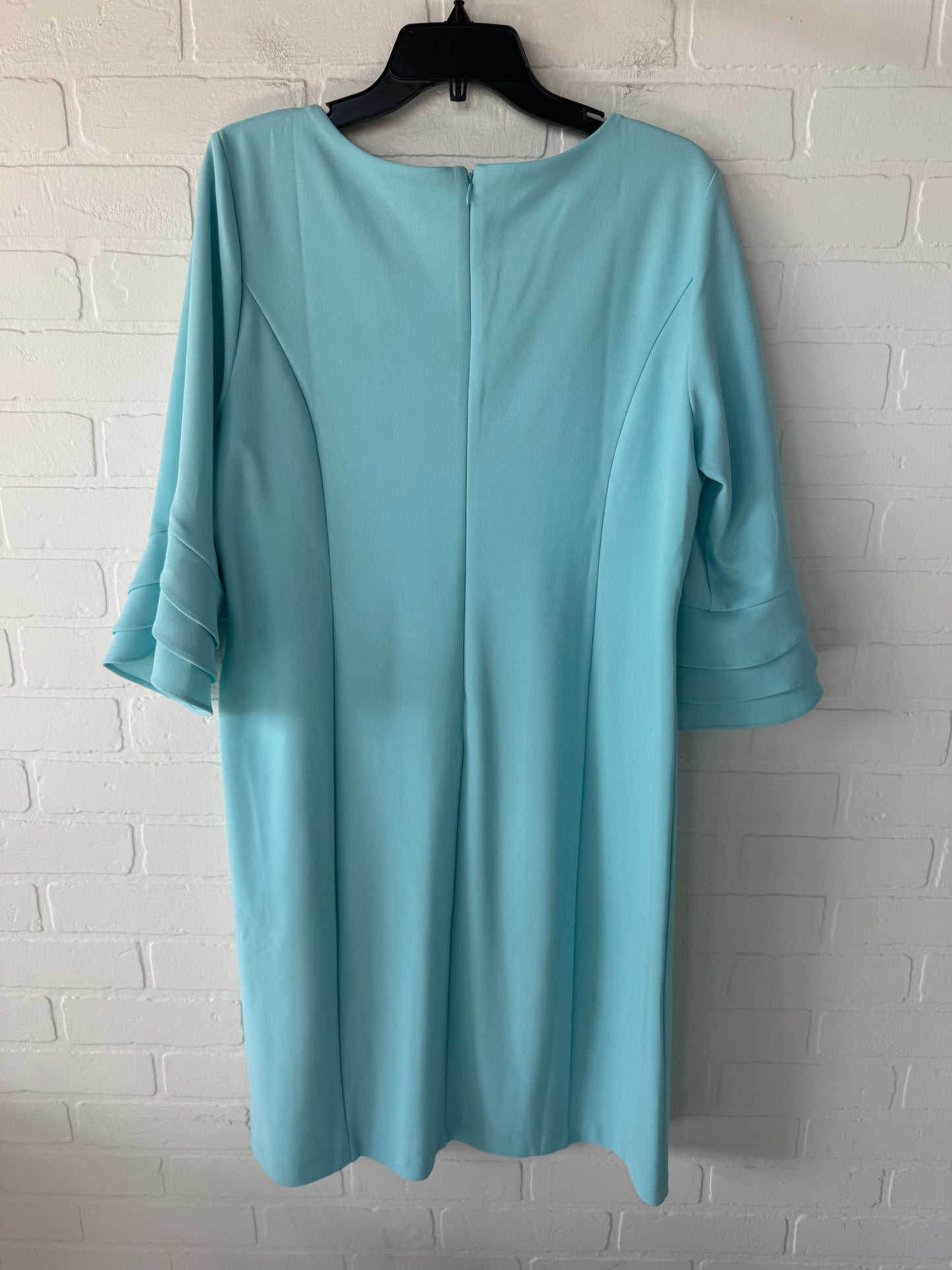 Dress Work By Nina Leonard In Blue, Size: Xl