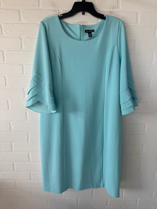 Dress Work By Nina Leonard In Blue, Size: Xl