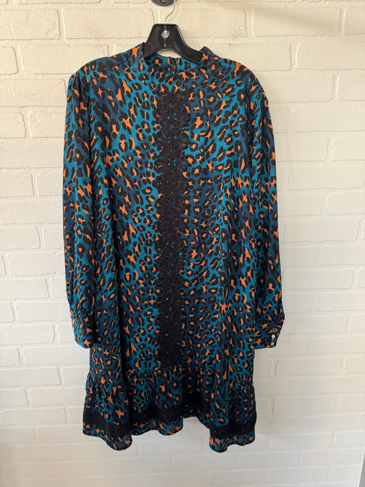 Dress Work By New York And Co In Black & Blue, Size: Xl