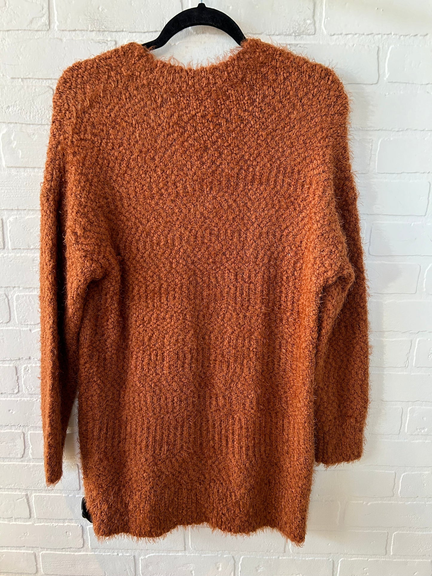 Sweater Cardigan By Splendid In Orange, Size: S