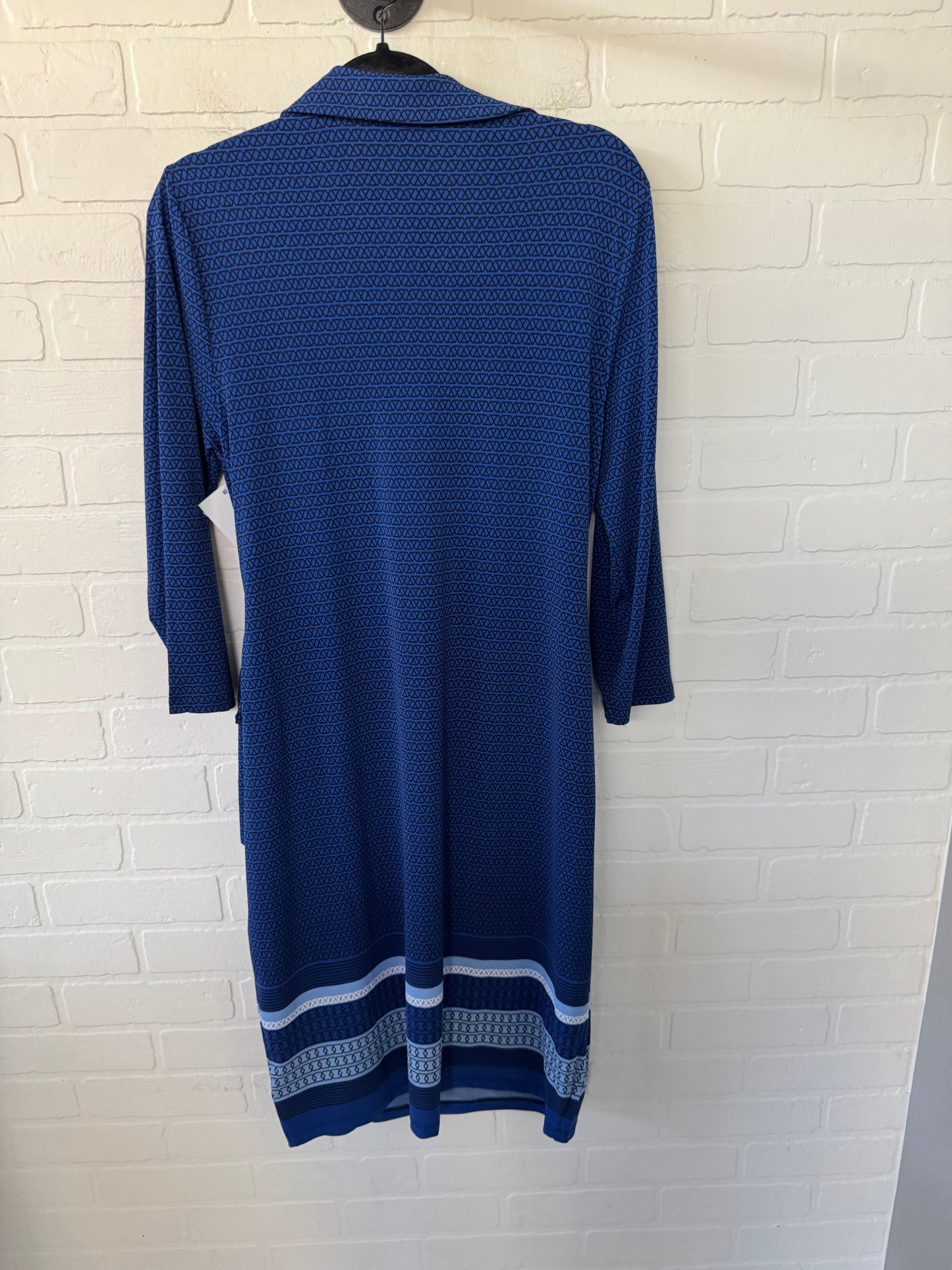 Dress Casual Midi By Limited In Blue, Size: M