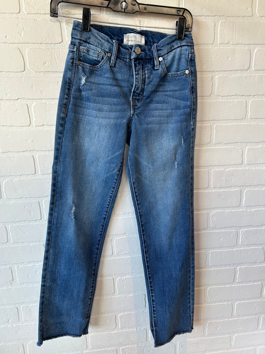 Jeans Straight By Habitual In Blue Denim, Size: 0