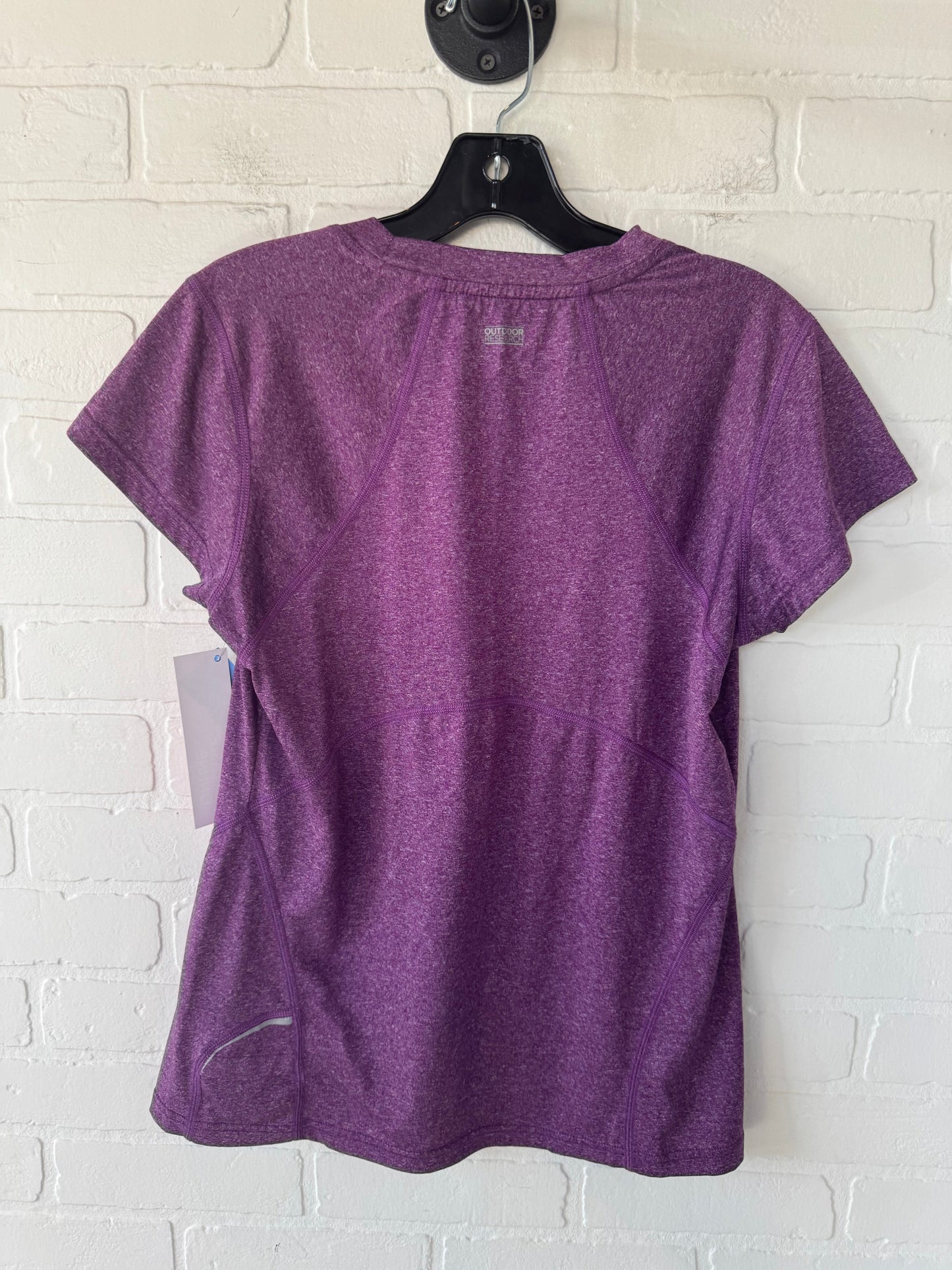 Athletic Top Short Sleeve By Clothes Mentor In Purple, Size: M