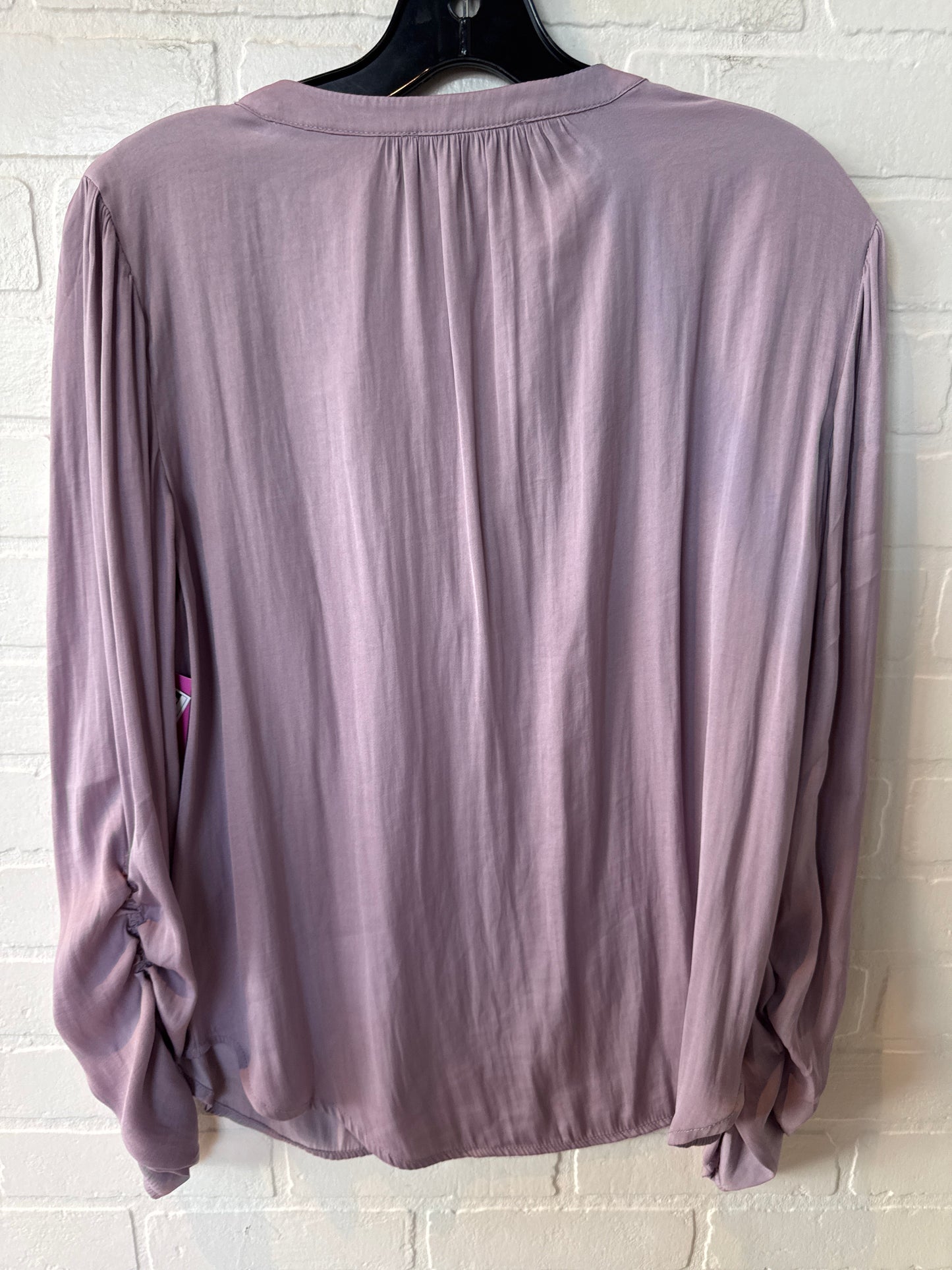 Top Long Sleeve By Philosophy In Purple, Size: M