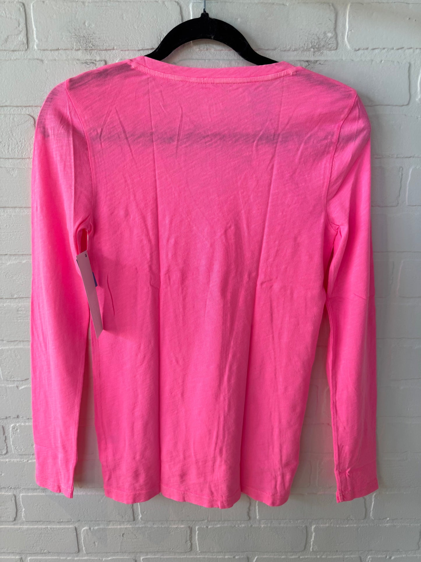 Top Long Sleeve Basic By J. Crew In Pink, Size: S