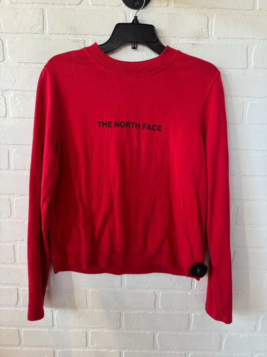 Athletic Sweatshirt Crewneck By The North Face In Red, Size: L