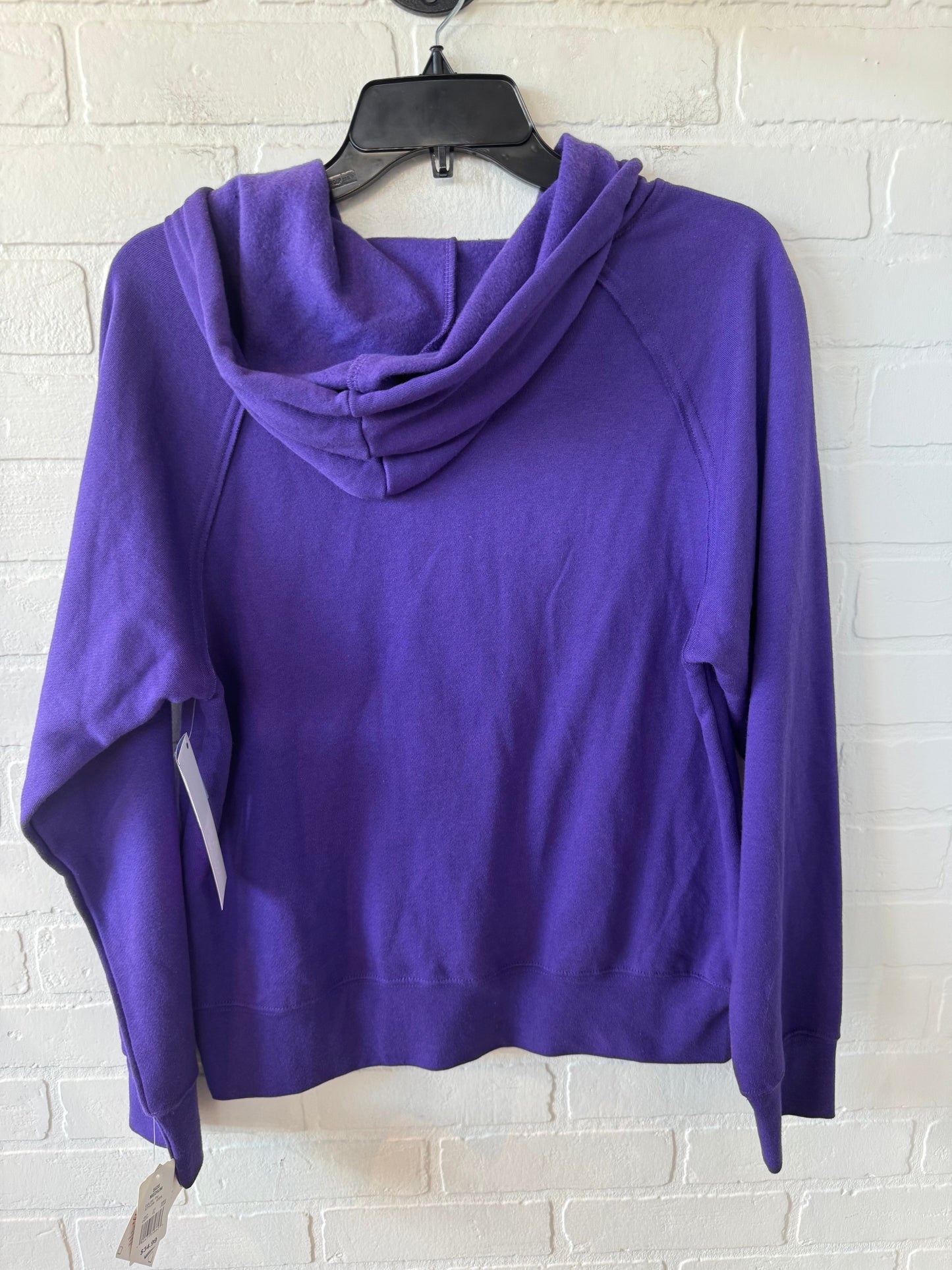 Sweatshirt Hoodie By Clothes Mentor In Purple, Size: M