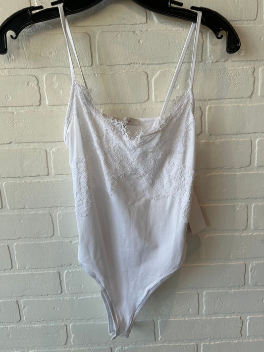 Bodysuit By Clothes Mentor In White, Size: S