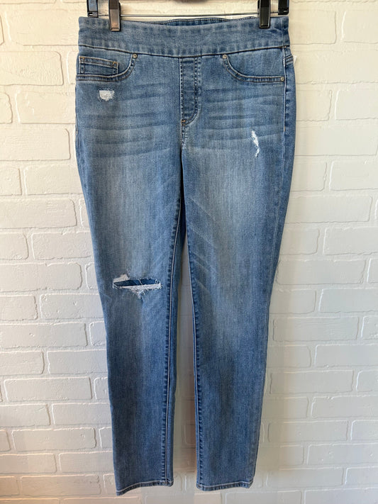 Jeans Jeggings By Chicos In Blue Denim, Size: 2