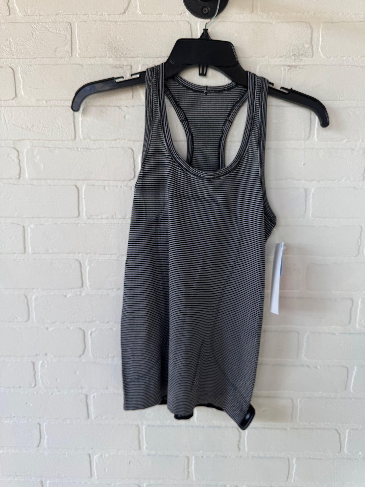 Athletic Tank Top By Lululemon In Black & White, Size: S