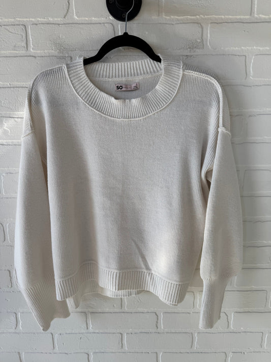 Sweater By So In White, Size: S