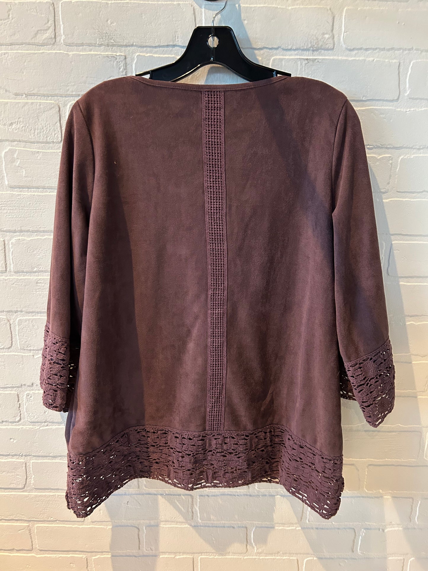 Top Long Sleeve By Soft Surroundings In Purple, Size: S