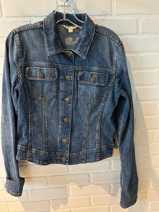 Jacket Denim By Cabi In Blue Denim, Size: M