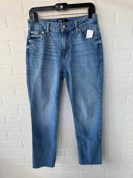 Jeans Boyfriend By Gap In Blue Denim, Size: 4