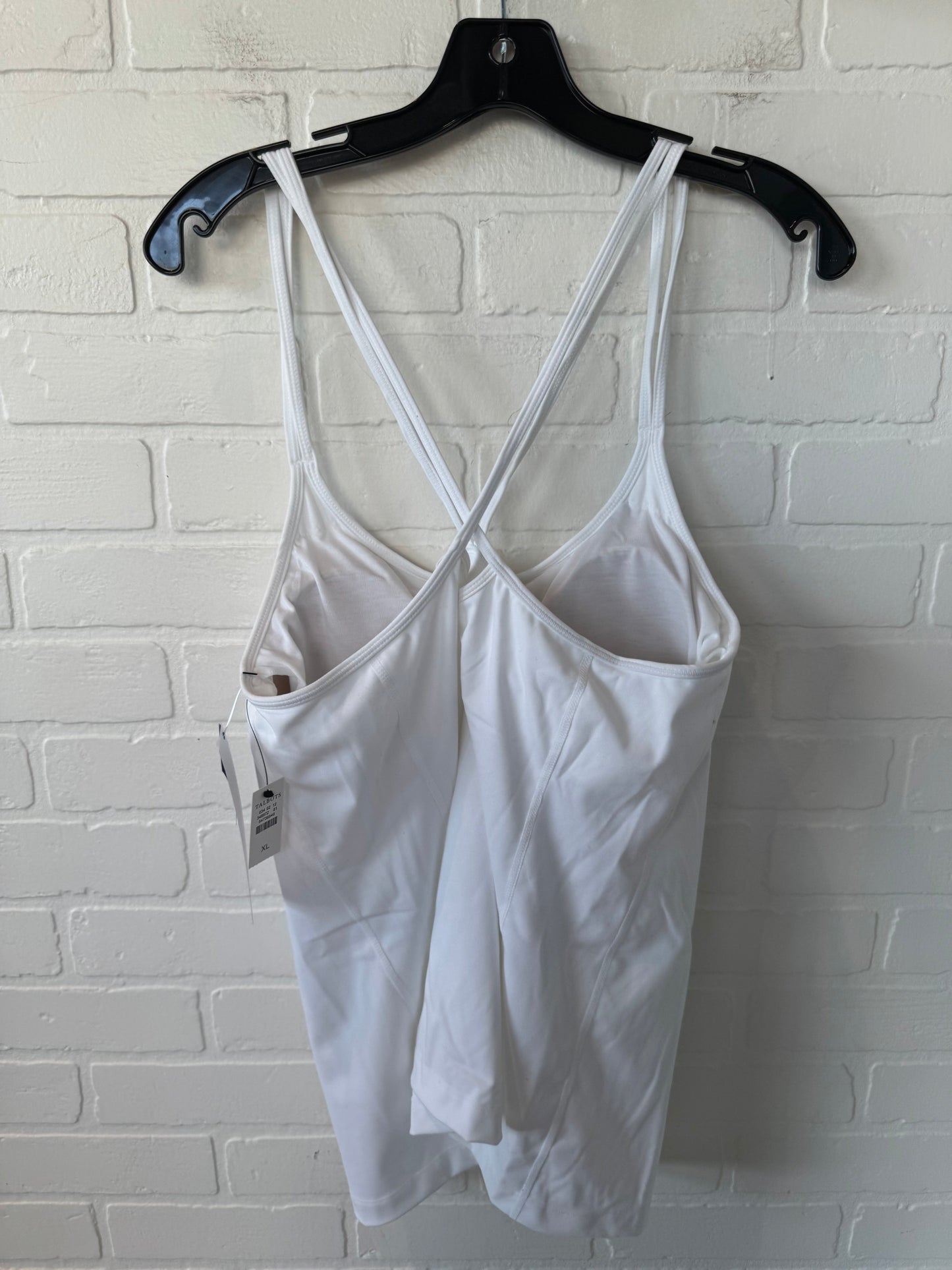 Athletic Tank Top By Talbots In White, Size: Xl