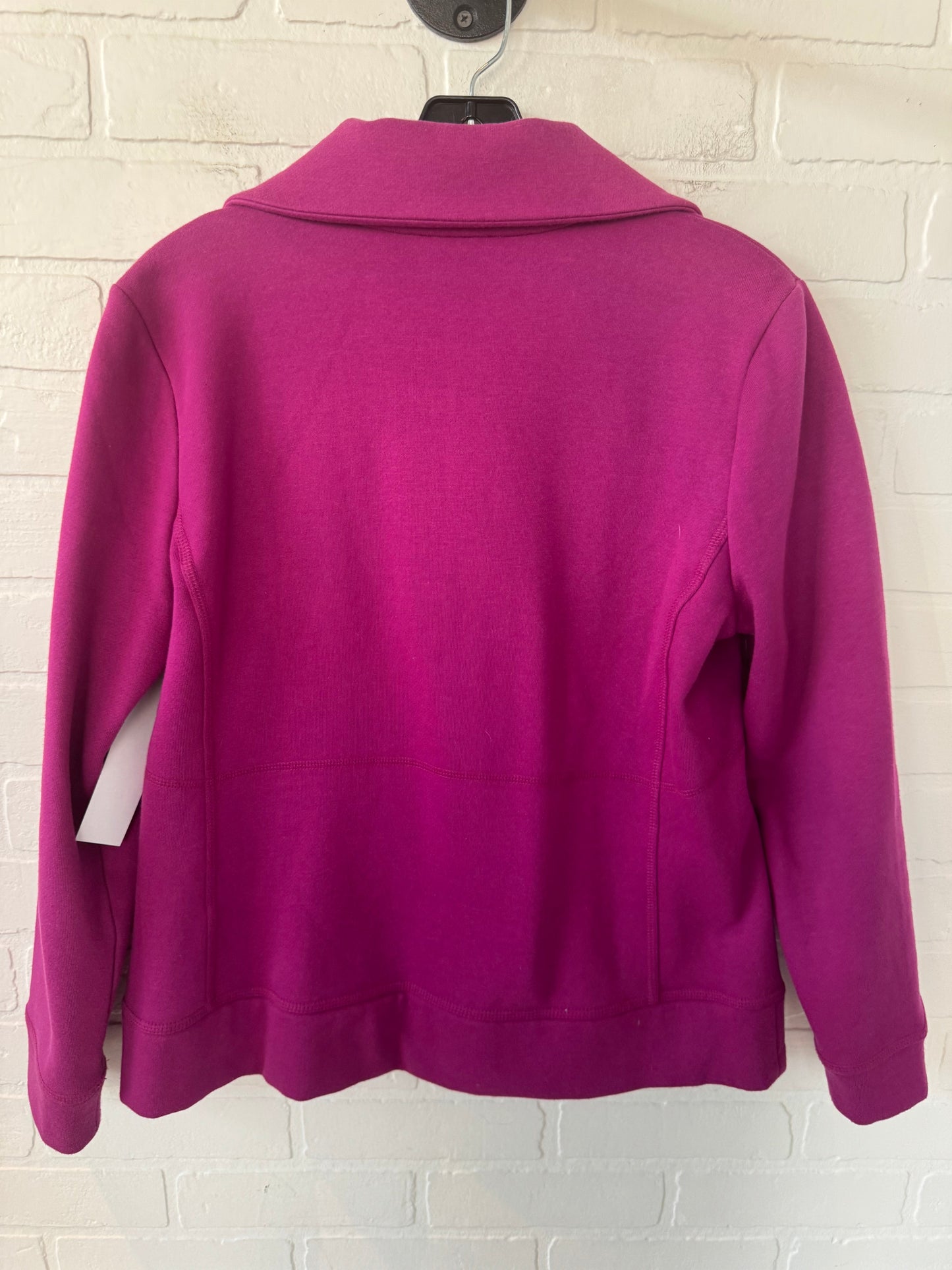 Athletic Sweatshirt Collar By Talbots In Purple, Size: Mp