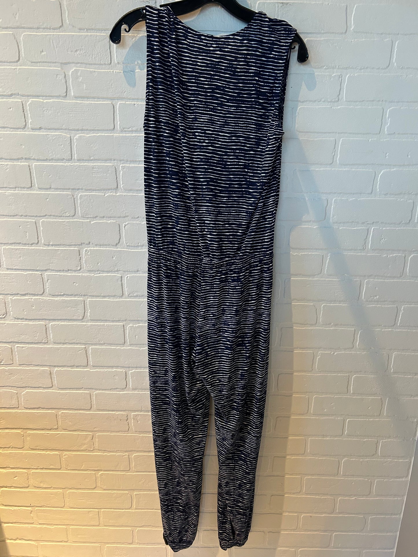 Jumpsuit By Veronica M In Blue & White, Size: M