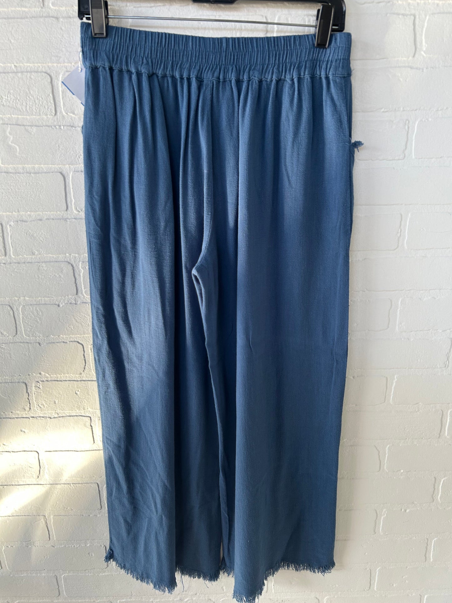 Pants Wide Leg By Umgee In Blue, Size: 4