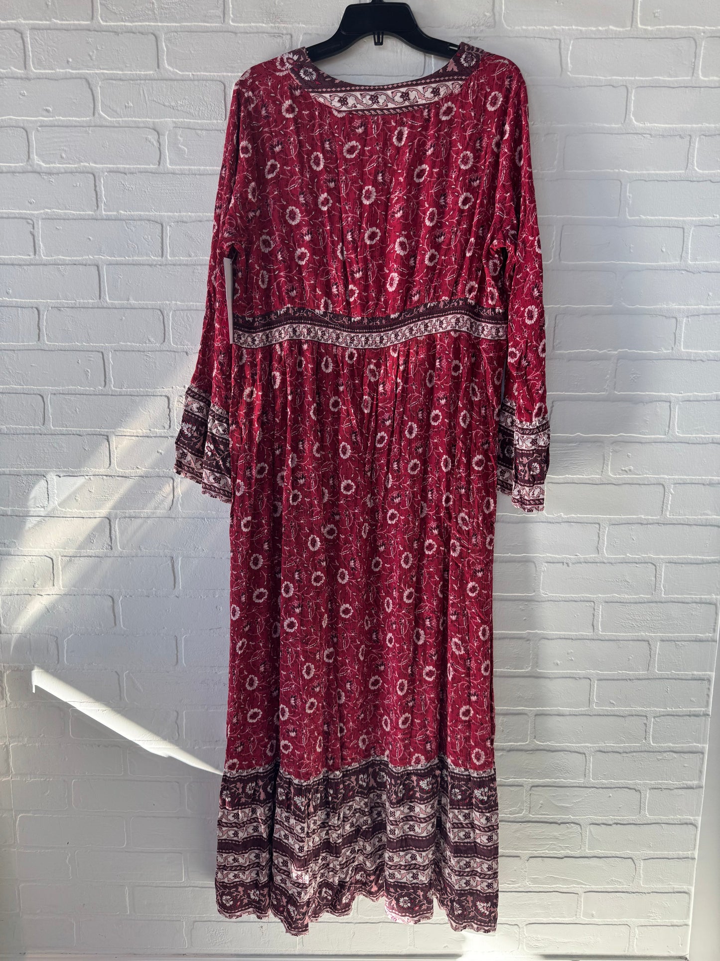 Dress Casual Maxi By Knox Rose In Red, Size: Xxl